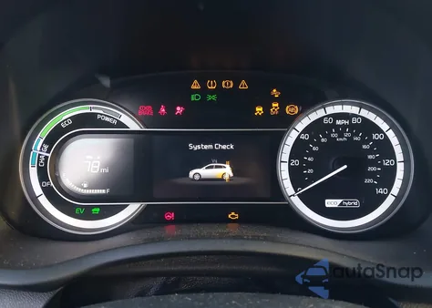 2019 Kia Niro Lx z USA, uszkodzony, nr VIN KNDCB3LCXK5346240